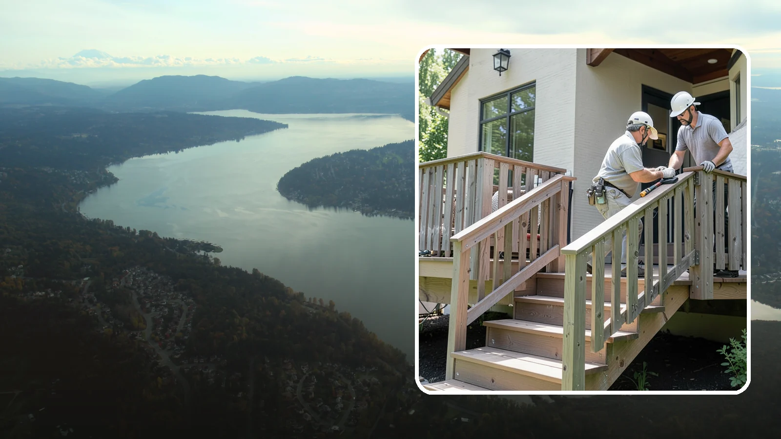 Deck Railing Installation in Sammamish, King County, WA - Code-compliant deck railing installation that keeps your family safe with the style you want.