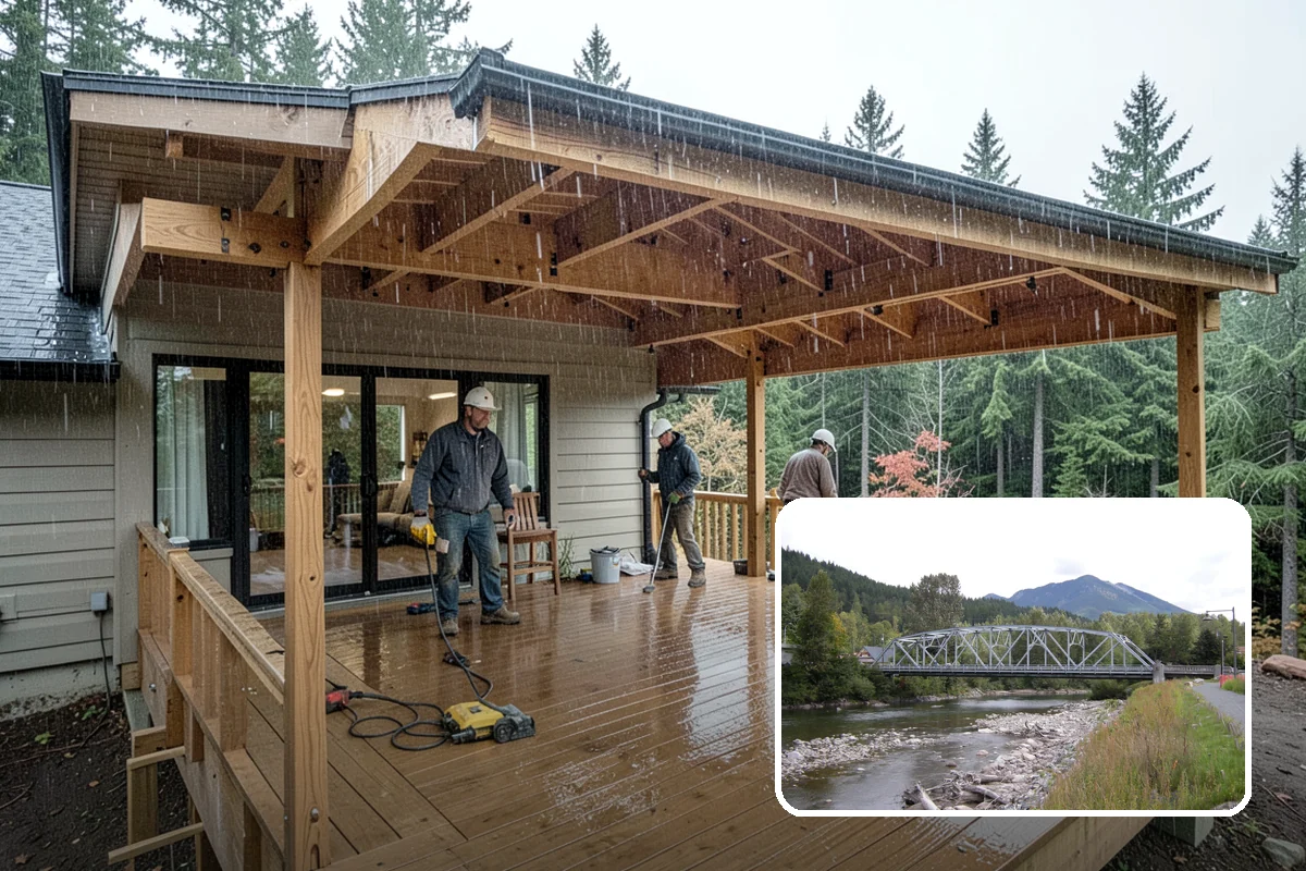 Deck Railing Installation in Skykomish, King County, WA - Meets Washington code for height and load safety