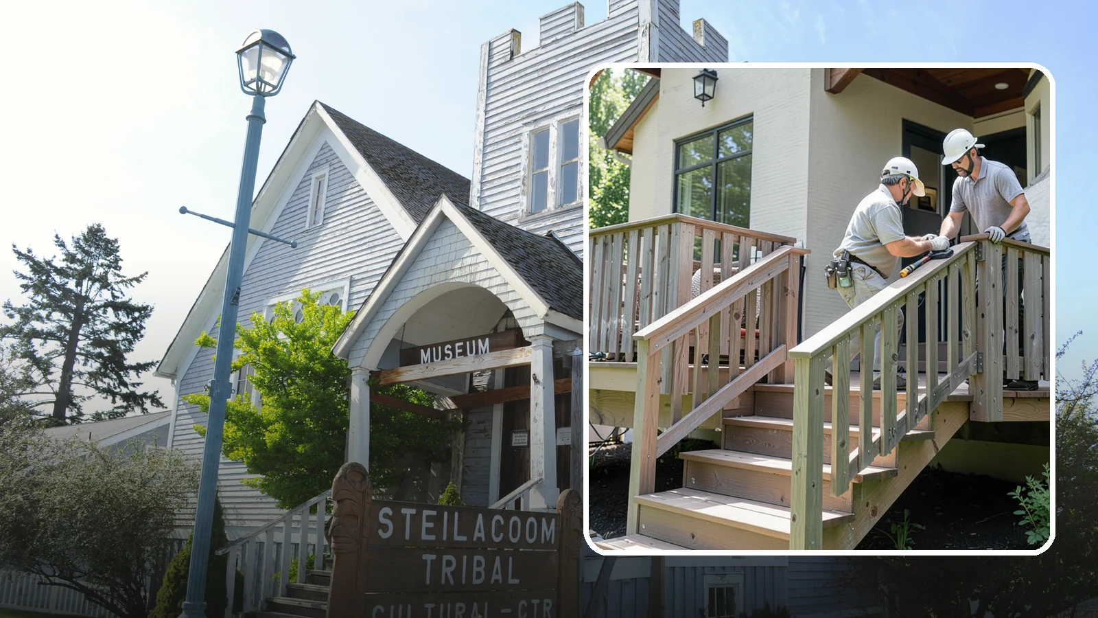 Deck Railing Installation in Steilacoom, Pierce County, WA - Code-compliant deck railing installation that keeps your family safe with the style you want.