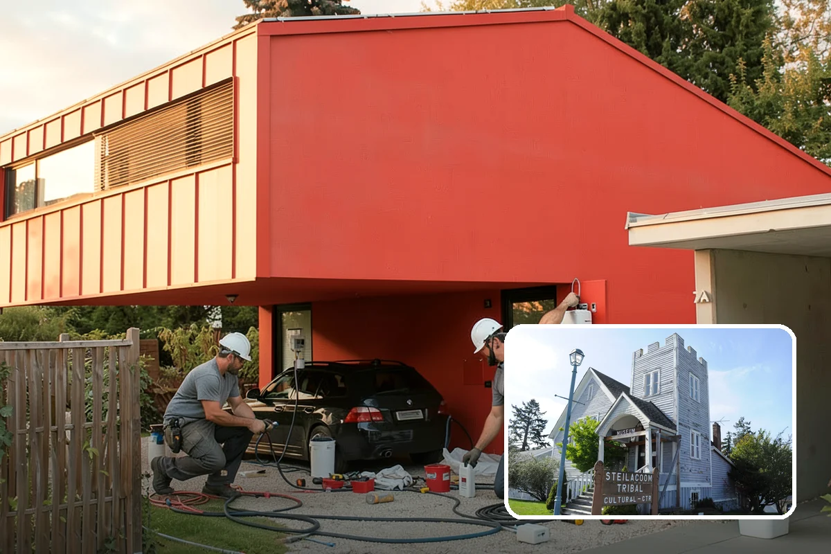 Deck Railing Installation in Steilacoom, Pierce County, WA - Meets Washington code for height and load safety