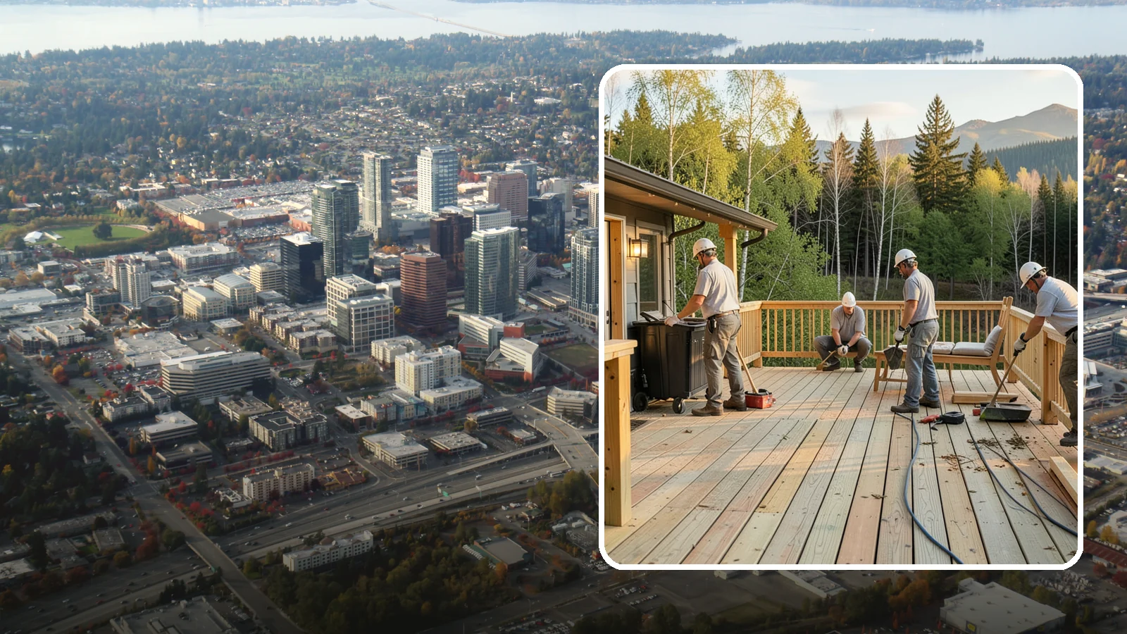 Deck Repair in Bellevue, King County, WA - Targeted deck repair that restores safety and extends the life of your existing structure.