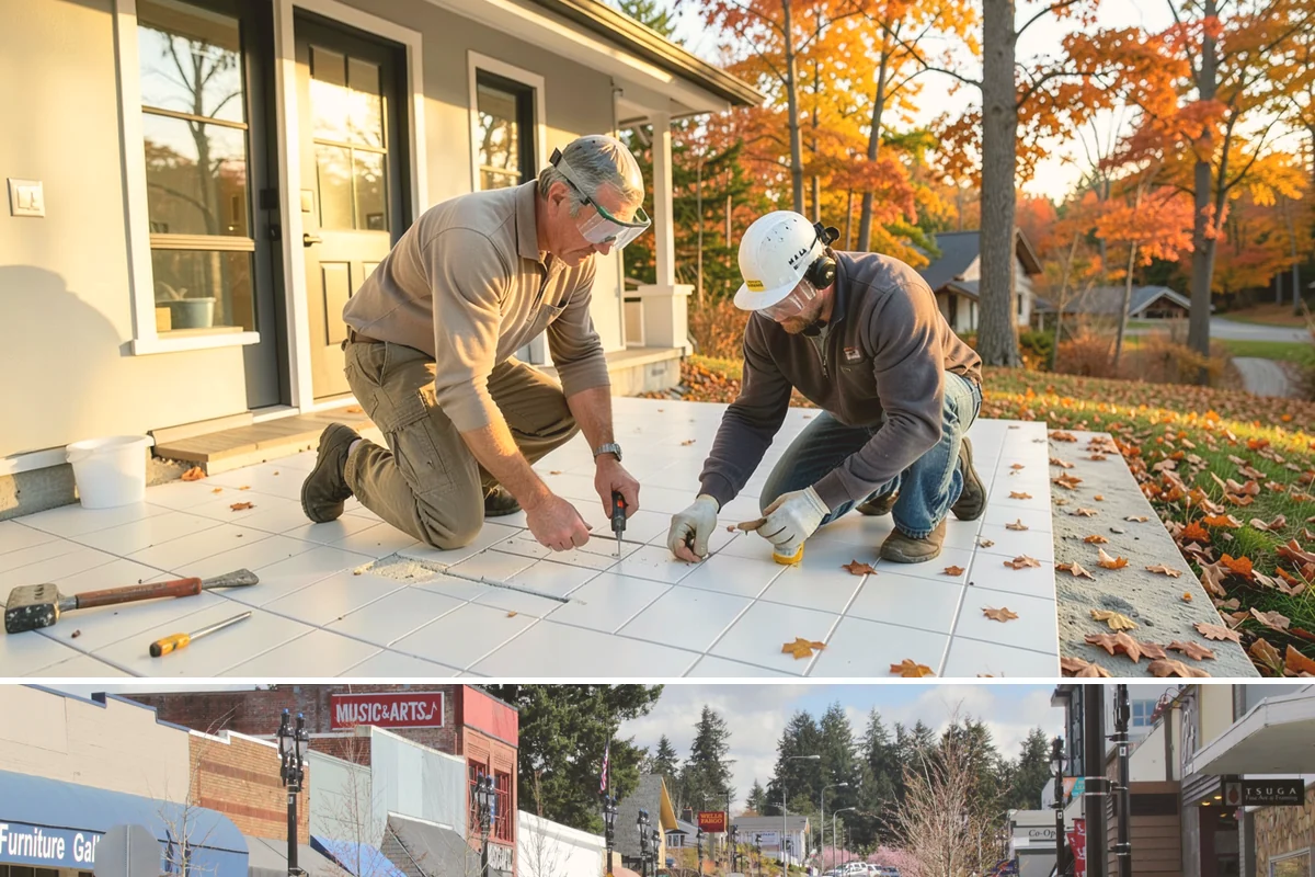 Deck Repair in Bothell, King County, WA - We handle urgent safety repairs year-round, but scheduling non-emergency work in dry weather keeps exposed framing protected.