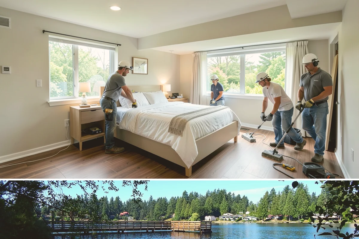Deck Repair in Federal Way, King County, WA - We handle urgent safety repairs year-round, but scheduling non-emergency work in dry weather keeps exposed framing protected.