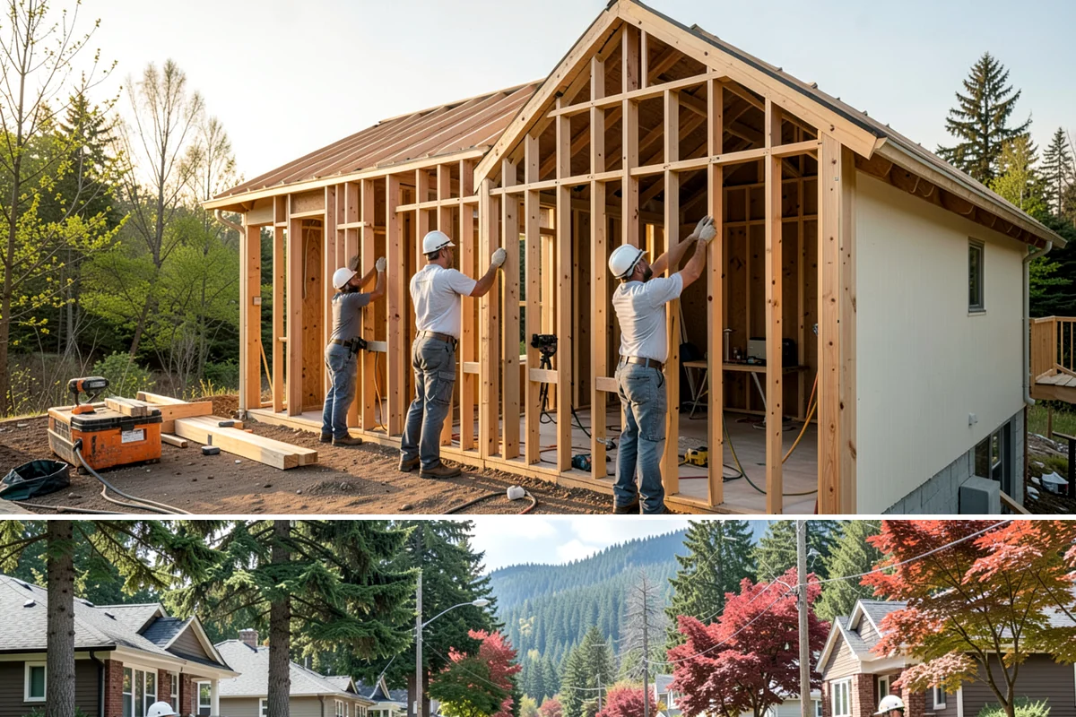 Deck Repair in Hunts Point, King County, WA - We handle urgent safety repairs year-round, but scheduling non-emergency work in dry weather keeps exposed framing protected.