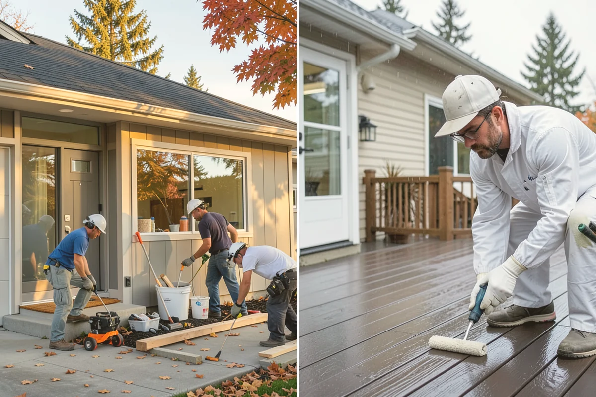 Deck Repair in Milton, King County, WA - Inspect the deck for structural and surface issues