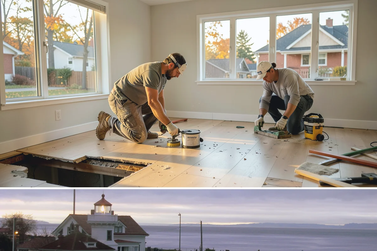 Deck Repair in Mukilteo, Snohomish County, WA - We handle urgent safety repairs year-round, but scheduling non-emergency work in dry weather keeps exposed framing protected.