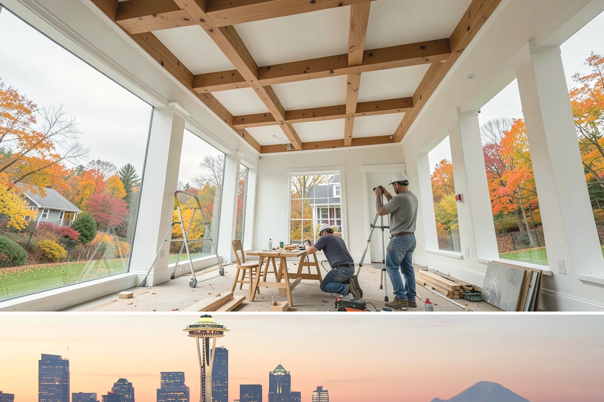 Deck Repair in Seattle, King County, WA - We handle urgent safety repairs year-round, but scheduling non-emergency work in dry weather keeps exposed framing protected.