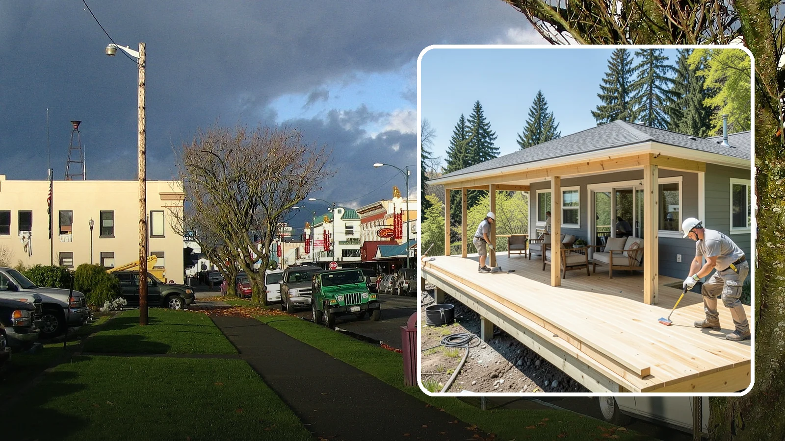 Deck Replacement in Arlington, Snohomish County, WA - Full deck replacement that swaps out aged, unsafe structures for a code-compliant outdoor space.