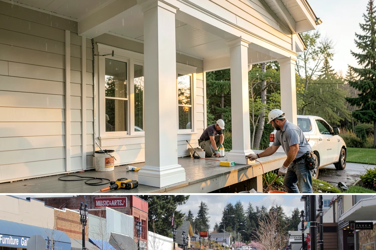 Deck Replacement in Bothell, King County, WA - Drier months reduce the risk of exposing your home's wall during demolition, making late spring through fall the safest window.