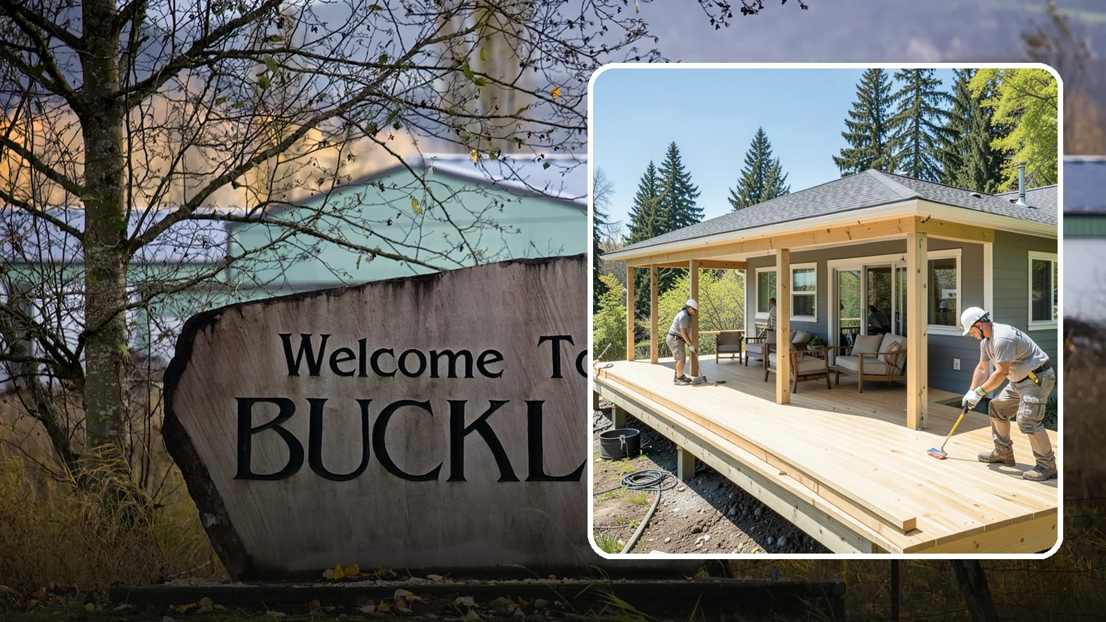 Deck Replacement in Buckley, Pierce County, WA - Full deck replacement that swaps out aged, unsafe structures for a code-compliant outdoor space.