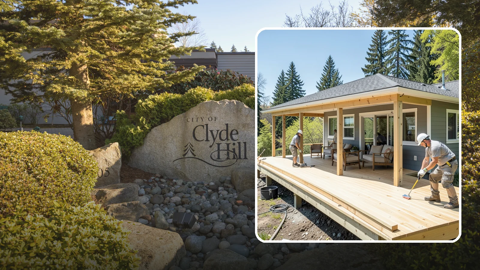 Deck Replacement in Clyde Hill, King County, WA - Full deck replacement that swaps out aged, unsafe structures for a code-compliant outdoor space.