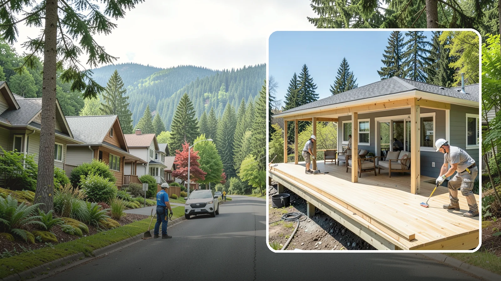 Deck Replacement in Darrington, Snohomish County, WA - Full deck replacement that swaps out aged, unsafe structures for a code-compliant outdoor space.