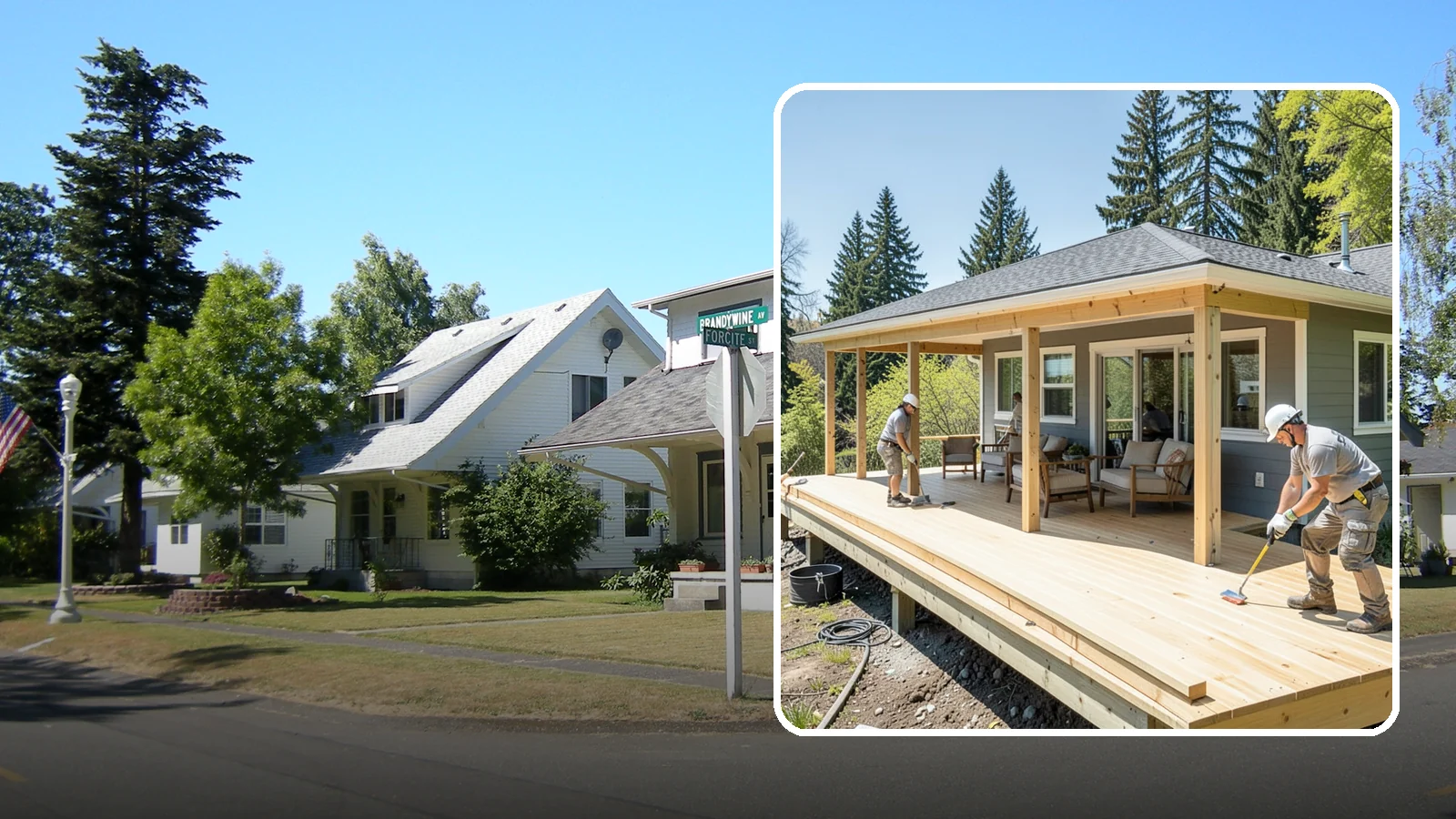 Deck Replacement in DuPont, Pierce County, WA - Full deck replacement that swaps out aged, unsafe structures for a code-compliant outdoor space.