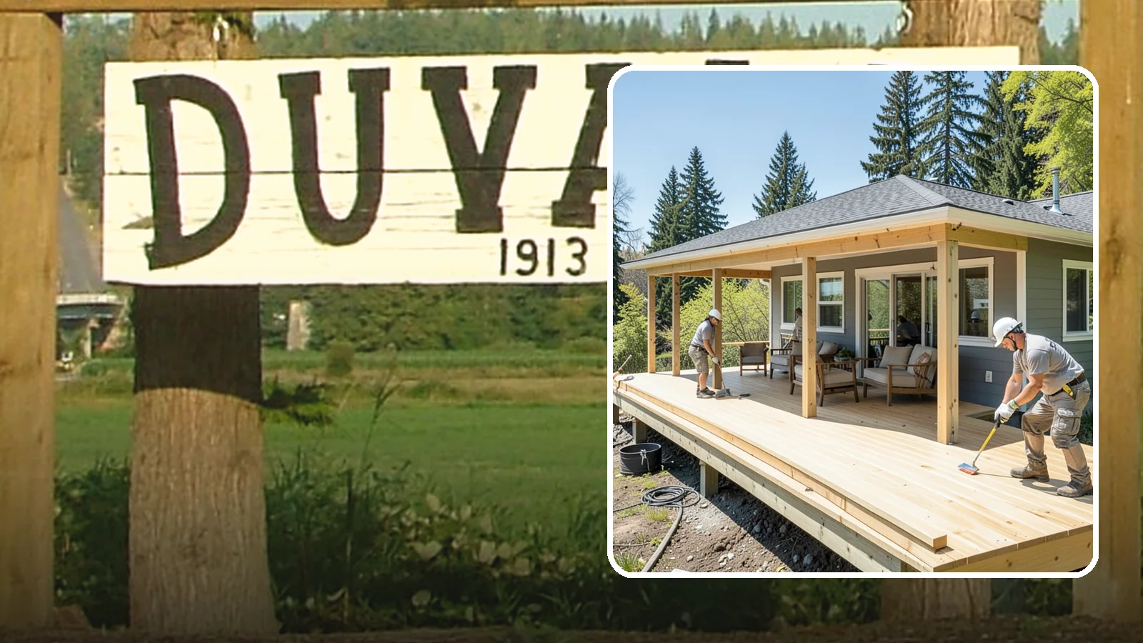 Deck Replacement in Duvall, King County, WA - Full deck replacement that swaps out aged, unsafe structures for a code-compliant outdoor space.