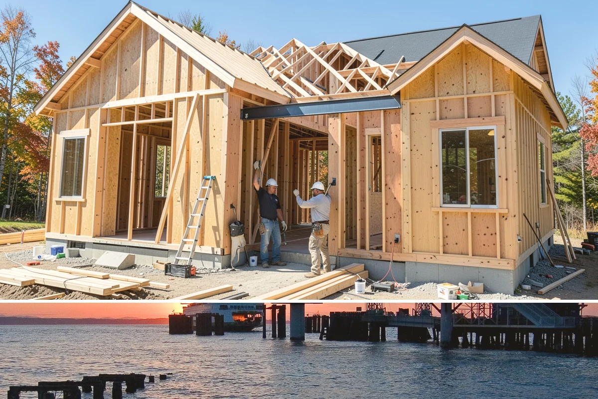 Deck Replacement in Edmonds, Snohomish County, WA - Drier months reduce the risk of exposing your home's wall during demolition, making late spring through fall the safest window.