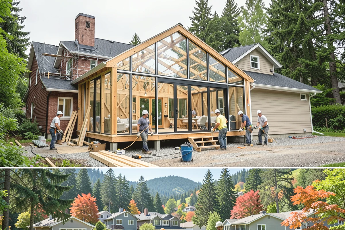 Deck Replacement in Fircrest, Pierce County, WA - Drier months reduce the risk of exposing your home's wall during demolition, making late spring through fall the safest window.