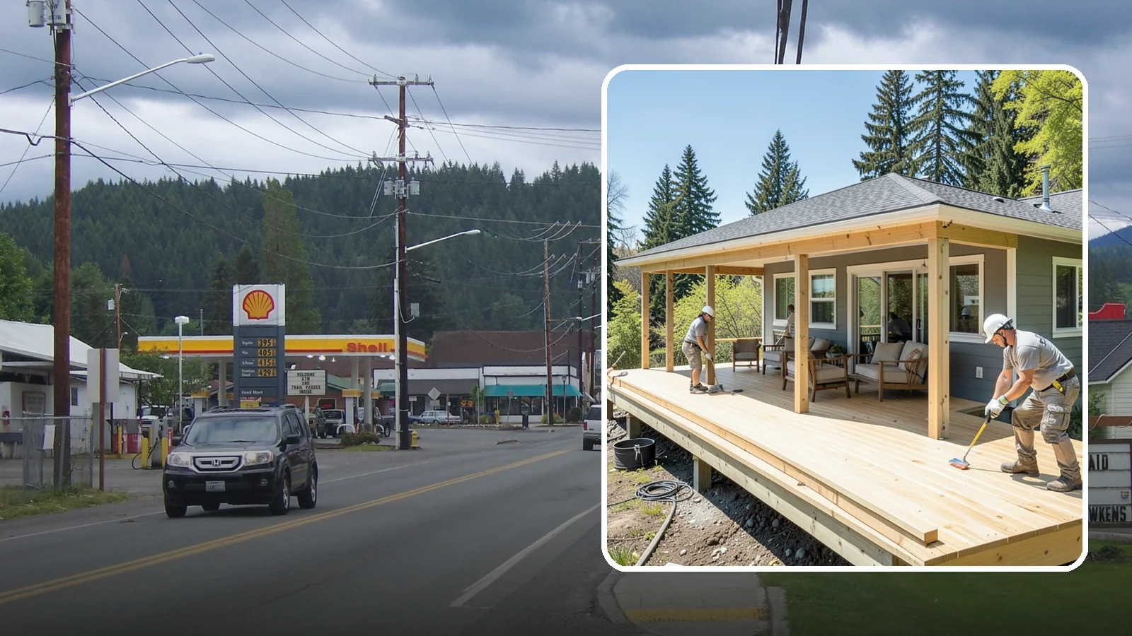 Deck Replacement in Granite Falls, Snohomish County, WA - Full deck replacement that swaps out aged, unsafe structures for a code-compliant outdoor space.
