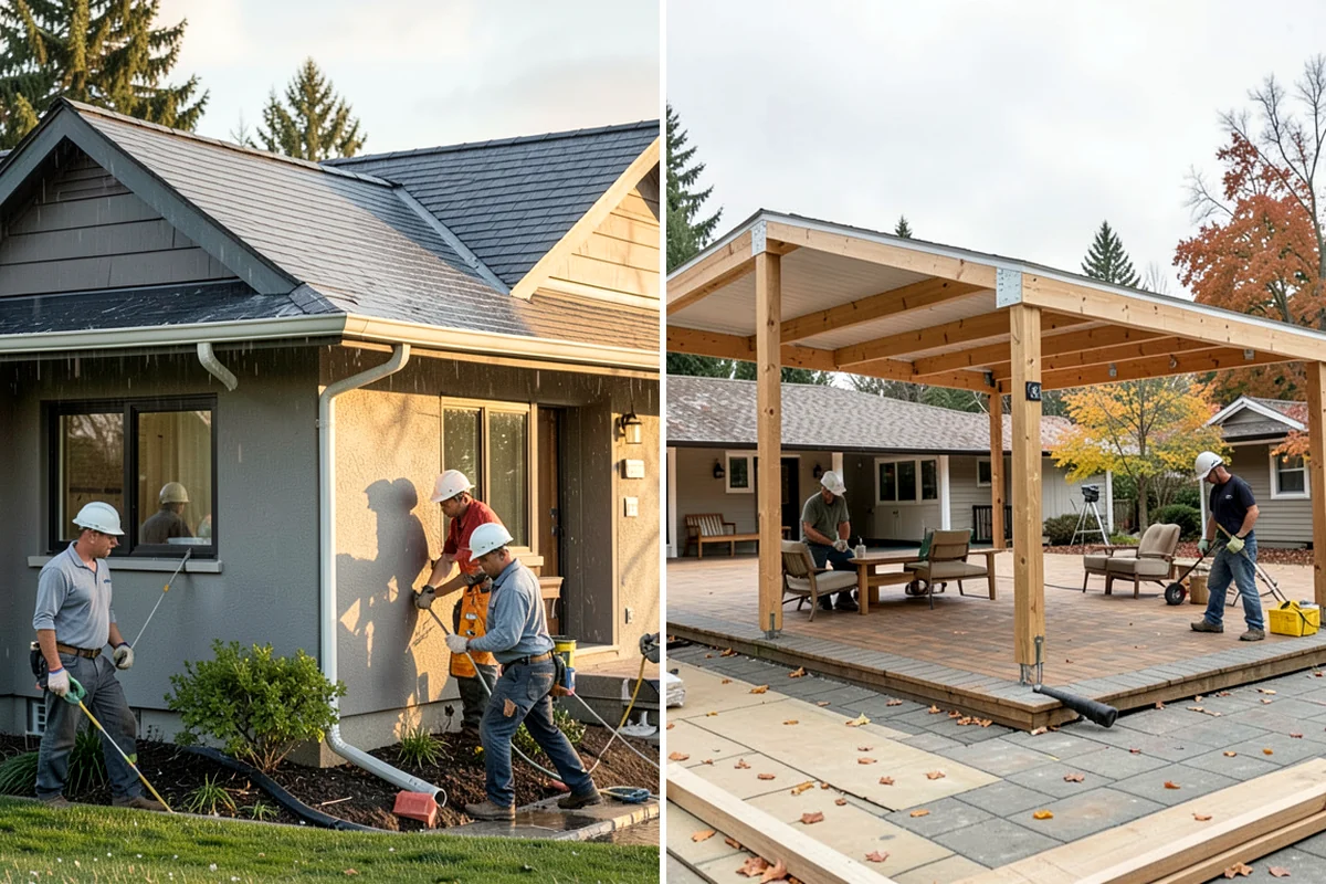 Deck Replacement in Lake Forest Park, King County, WA - Inspect the existing deck and document safety issues