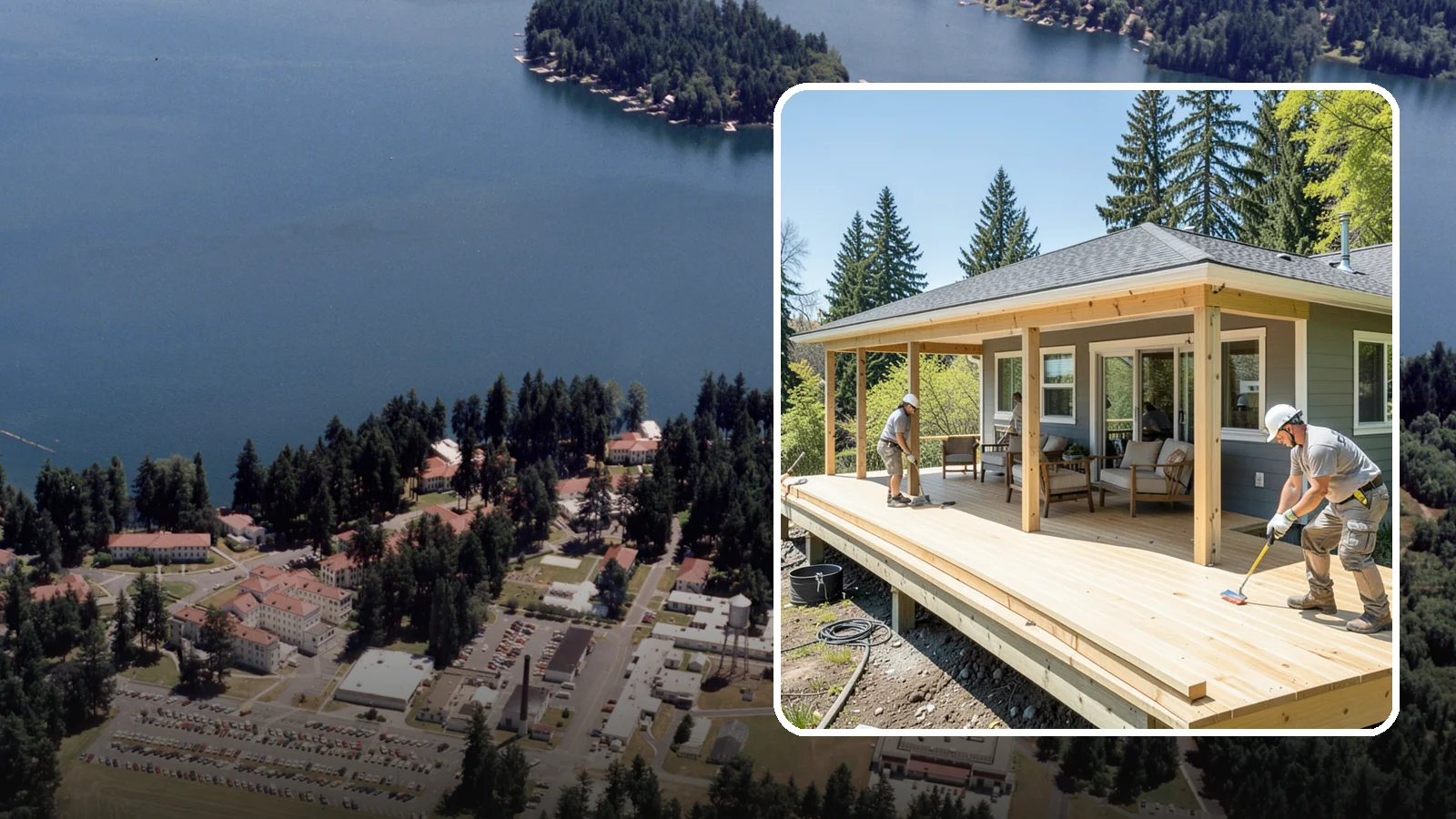 Deck Replacement in Lakewood, Pierce County, WA - Full deck replacement that swaps out aged, unsafe structures for a code-compliant outdoor space.