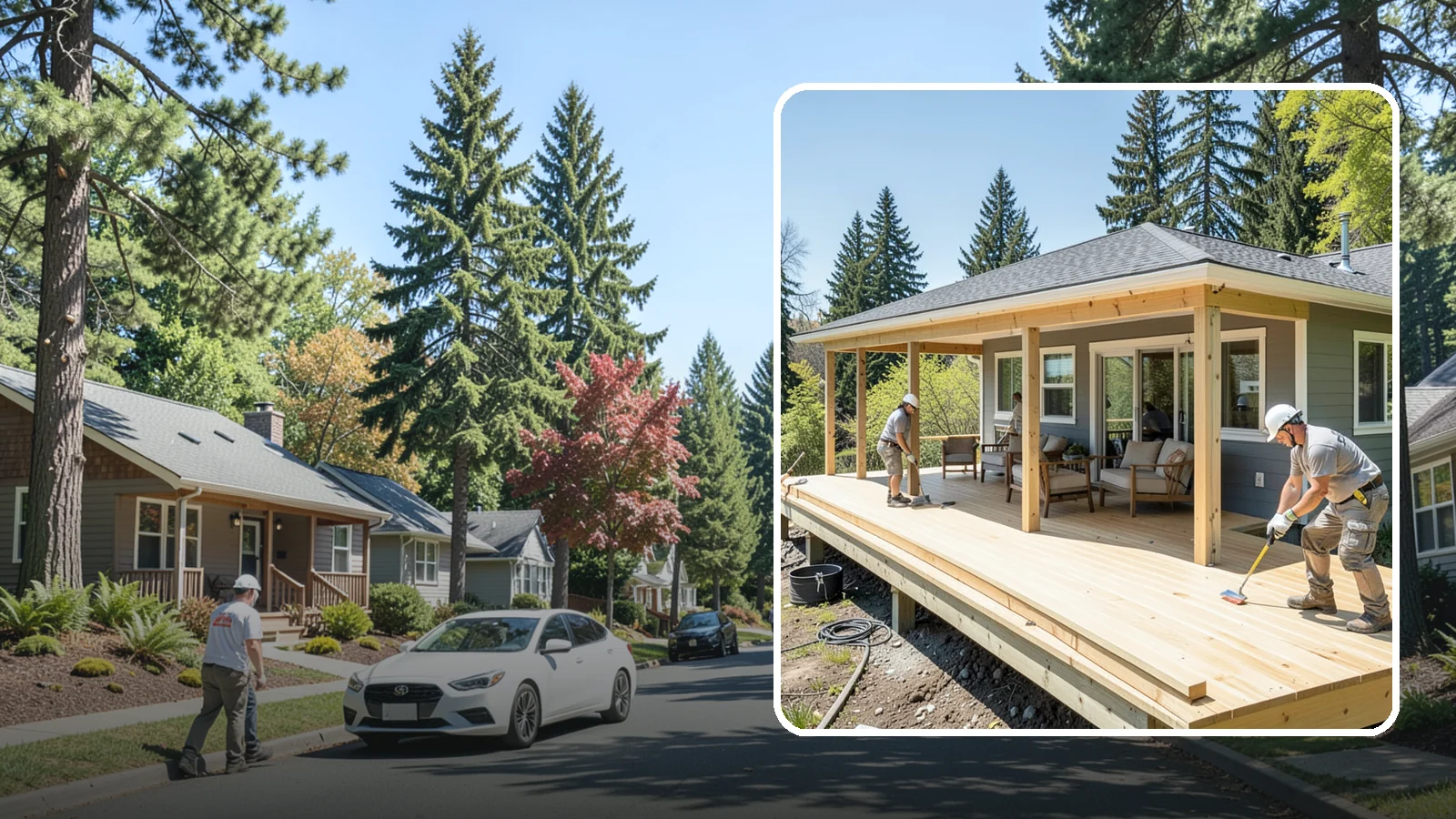 Deck Replacement in Orting, Pierce County, WA - Full deck replacement that swaps out aged, unsafe structures for a code-compliant outdoor space.