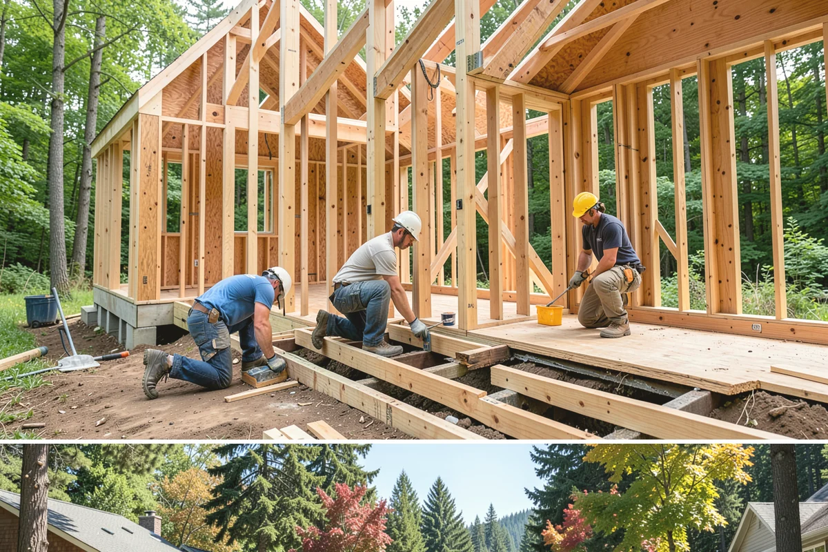 Deck Replacement in Orting, Pierce County, WA - Drier months reduce the risk of exposing your home's wall during demolition, making late spring through fall the safest window.