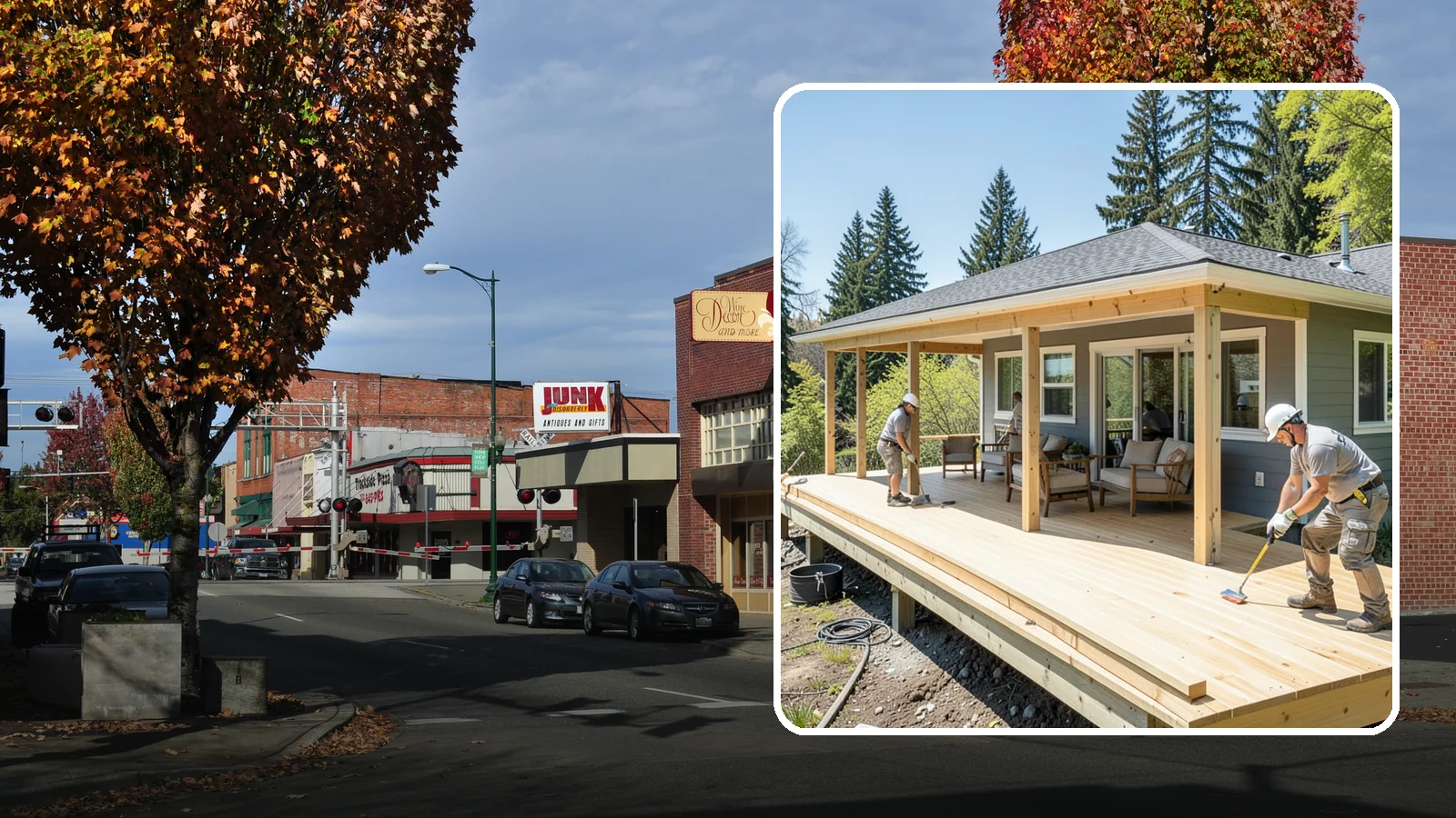 Deck Replacement in Puyallup, Pierce County, WA - Full deck replacement that swaps out aged, unsafe structures for a code-compliant outdoor space.
