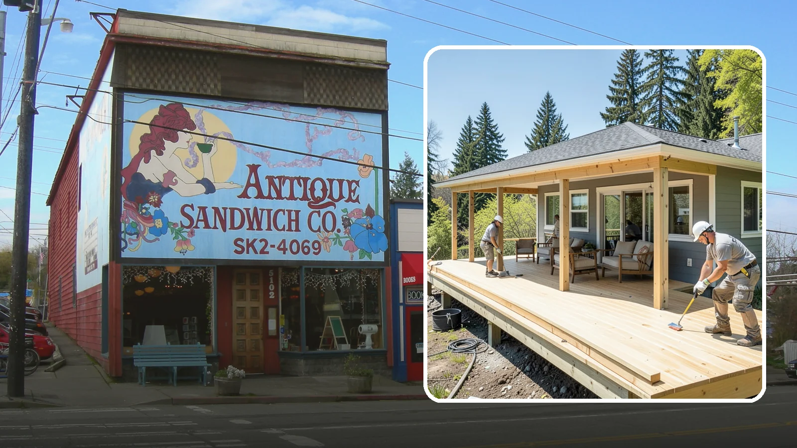 Deck Replacement in Ruston, Pierce County, WA - Full deck replacement that swaps out aged, unsafe structures for a code-compliant outdoor space.