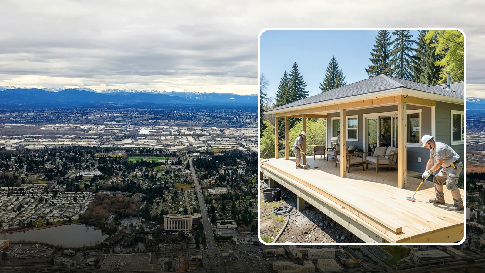 Deck Replacement in SeaTac, King County, WA - Full deck replacement that swaps out aged, unsafe structures for a code-compliant outdoor space.