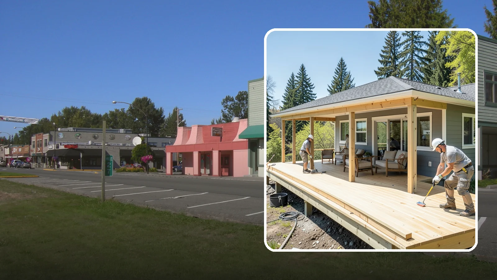 Deck Replacement in Snoqualmie, King County, WA - Full deck replacement that swaps out aged, unsafe structures for a code-compliant outdoor space.