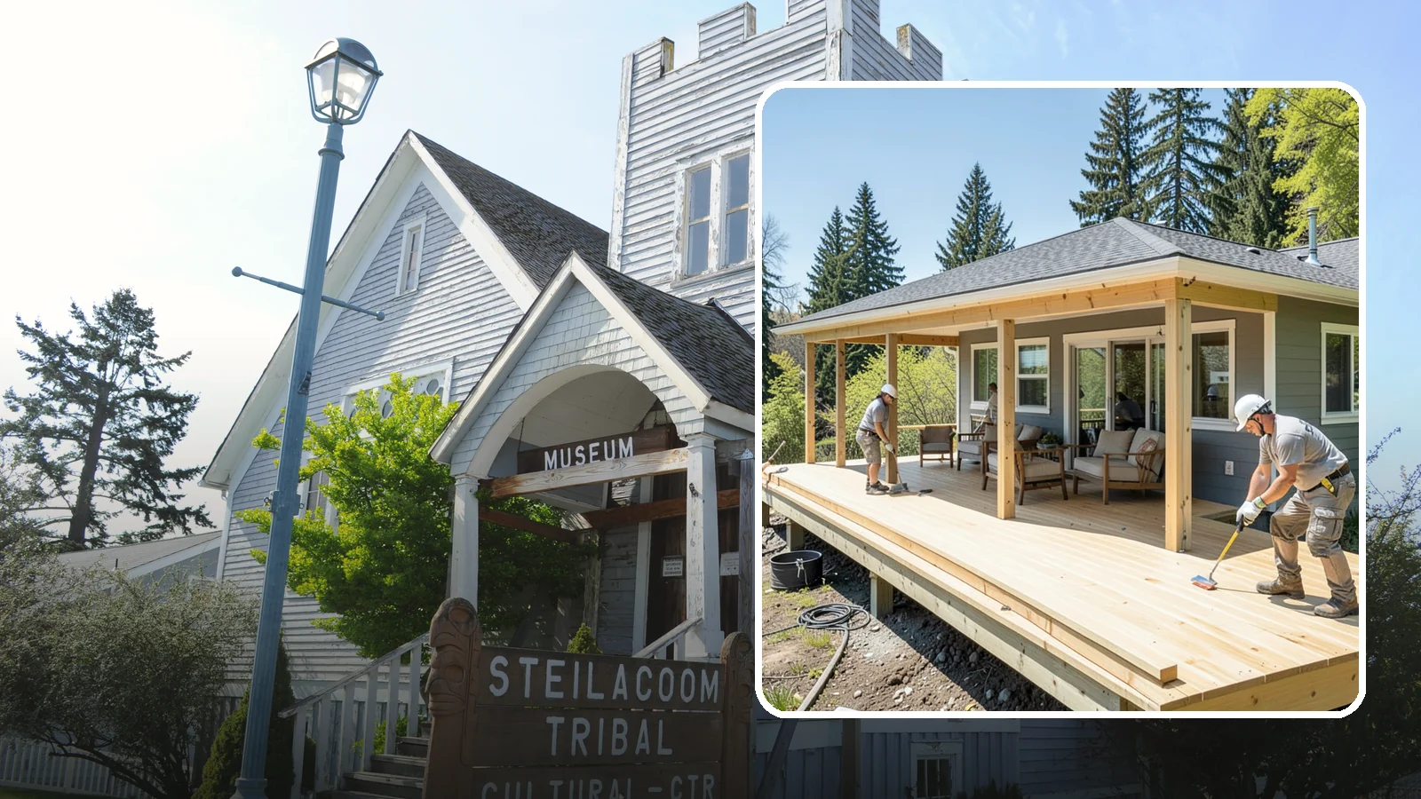 Deck Replacement in Steilacoom, Pierce County, WA - Full deck replacement that swaps out aged, unsafe structures for a code-compliant outdoor space.