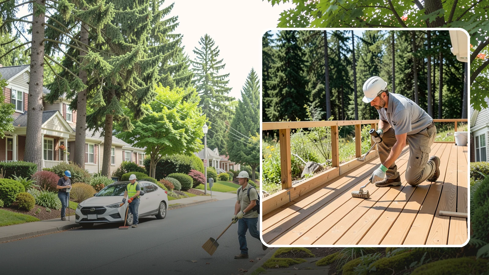 Deck Resurfacing in Beaux Arts Village, King County, WA - Deck resurfacing that installs a fresh walking surface over sound, existing framing to save time and money.