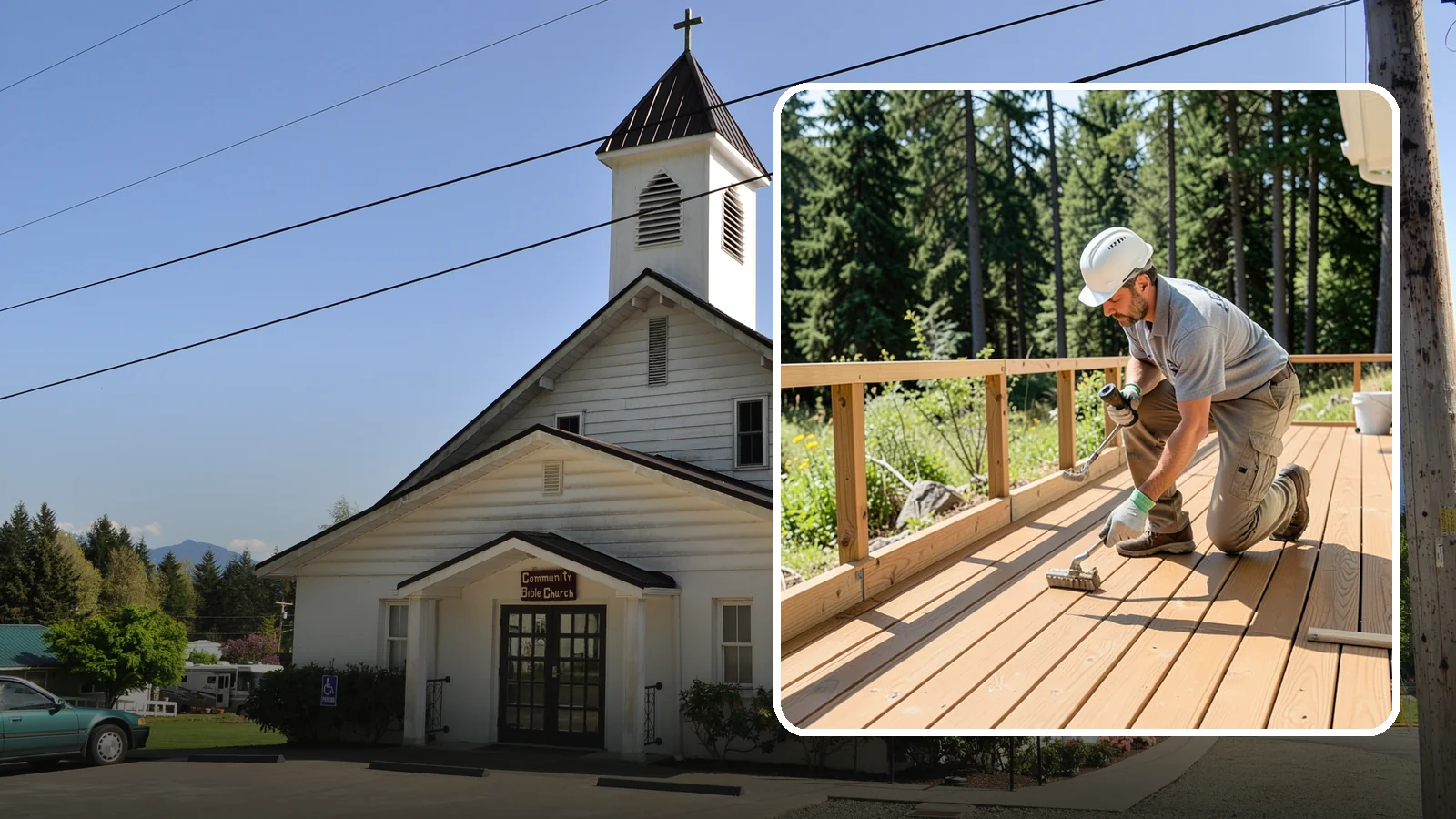Deck Resurfacing in Concrete, Skagit County, WA - Deck resurfacing that installs a fresh walking surface over sound, existing framing to save time and money.
