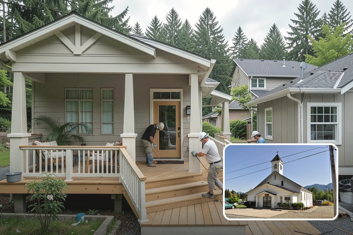 Deck Resurfacing in Concrete, Skagit County, WA - Costs less than a complete rebuild