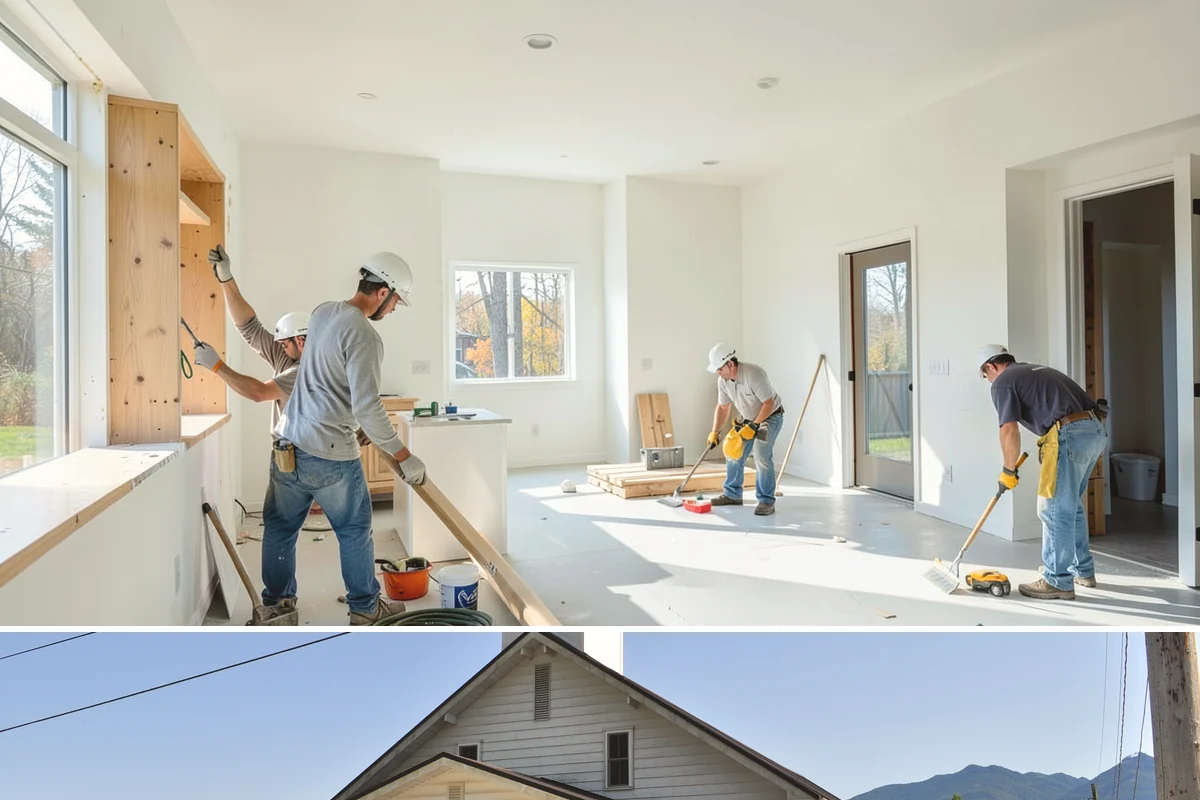 Deck Resurfacing in Concrete, Skagit County, WA - Resurfacing goes quickest in dry summer weather when exposed framing won't be soaked between work days.