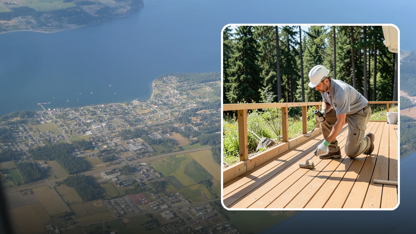 Deck Resurfacing in Coupeville, Island County, WA - Deck resurfacing that installs a fresh walking surface over sound, existing framing to save time and money.