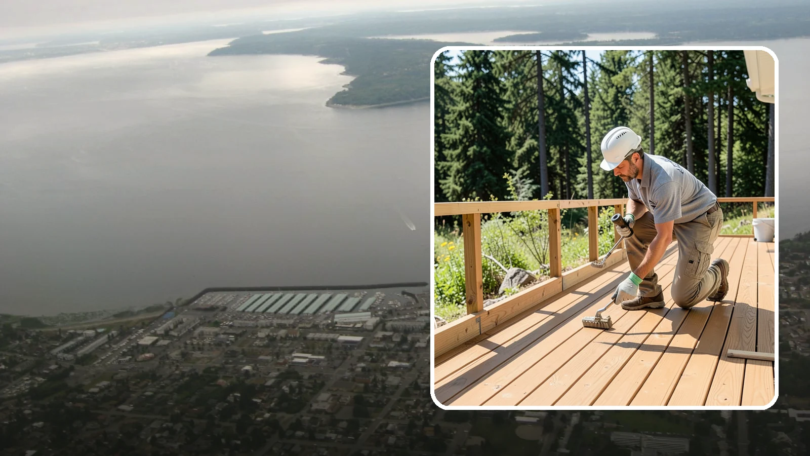 Deck Resurfacing in Des Moines, King County, WA - Deck resurfacing that installs a fresh walking surface over sound, existing framing to save time and money.