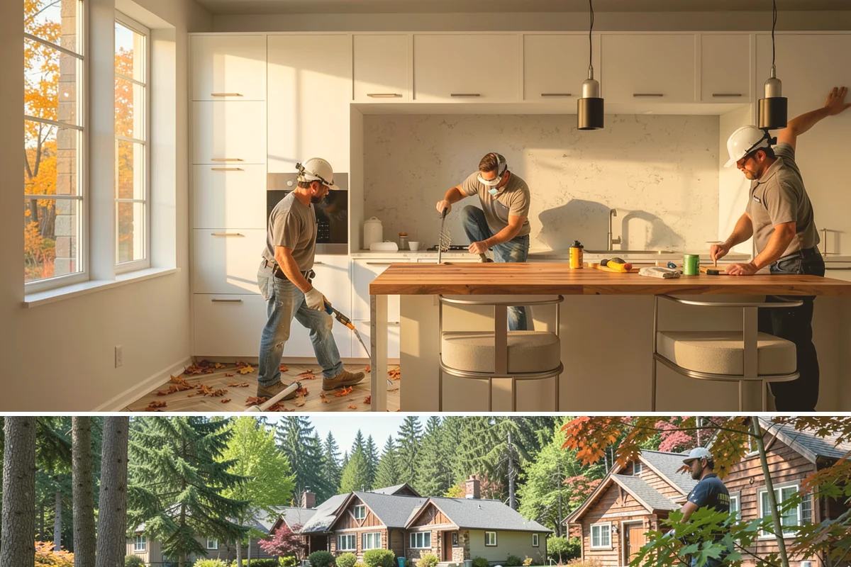 Deck Resurfacing in Edgewood, Pierce County, WA - Resurfacing goes quickest in dry summer weather when exposed framing won't be soaked between work days.