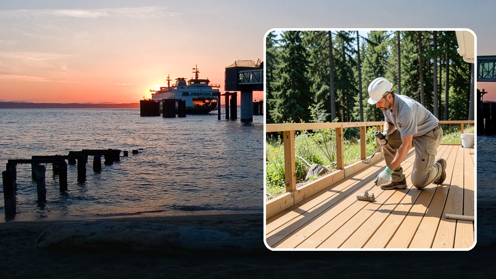 Deck Resurfacing in Edmonds, Snohomish County, WA - Deck resurfacing that installs a fresh walking surface over sound, existing framing to save time and money.