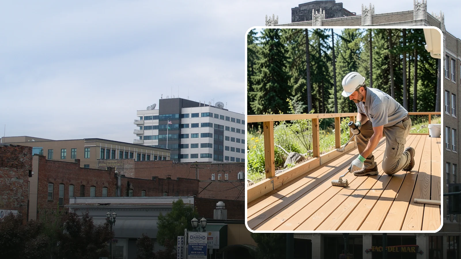 Deck Resurfacing in Everett, Snohomish County, WA - Deck resurfacing that installs a fresh walking surface over sound, existing framing to save time and money.