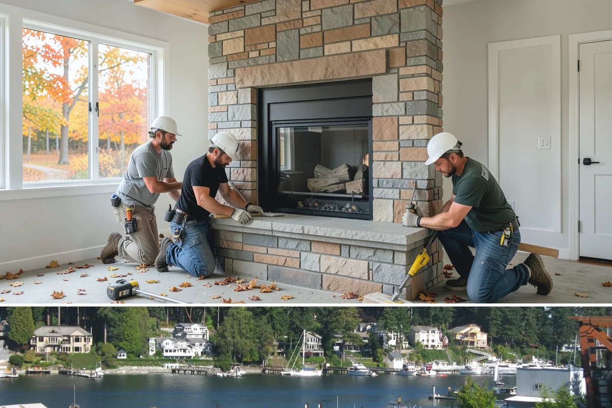 Deck Resurfacing in Gig Harbor, Pierce County, WA - Resurfacing goes quickest in dry summer weather when exposed framing won't be soaked between work days.