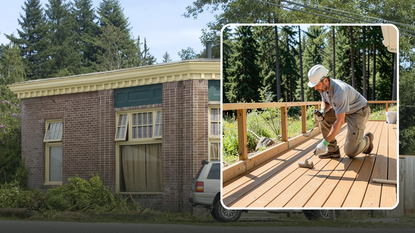 Deck Resurfacing in Hamilton, Skagit County, WA - Deck resurfacing that installs a fresh walking surface over sound, existing framing to save time and money.