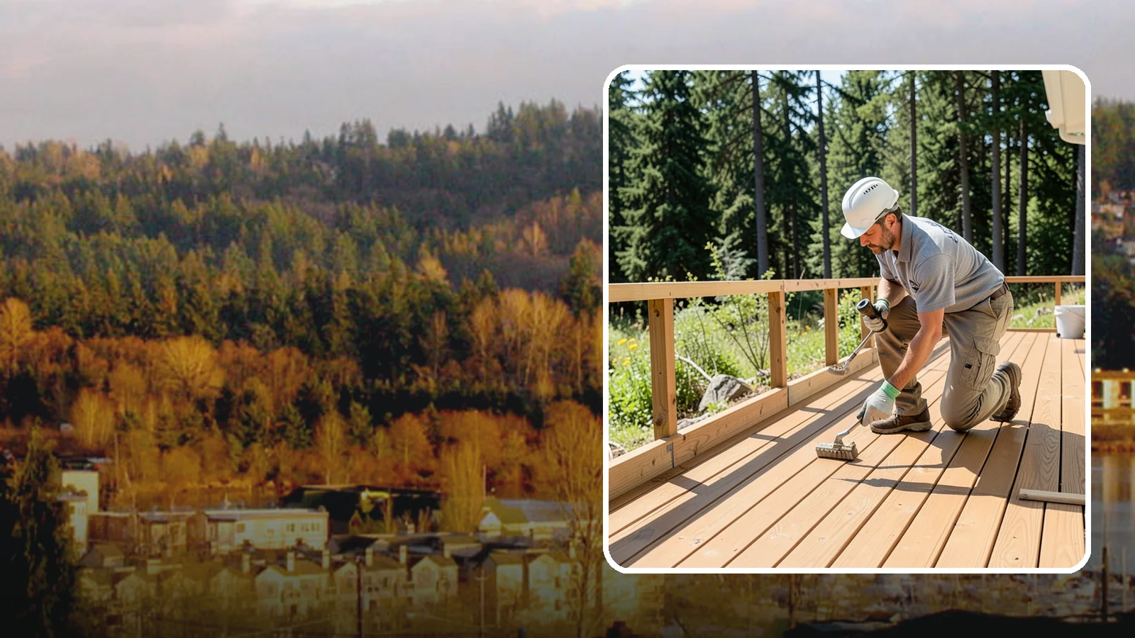 Deck Resurfacing in Kenmore, King County, WA - Deck resurfacing that installs a fresh walking surface over sound, existing framing to save time and money.