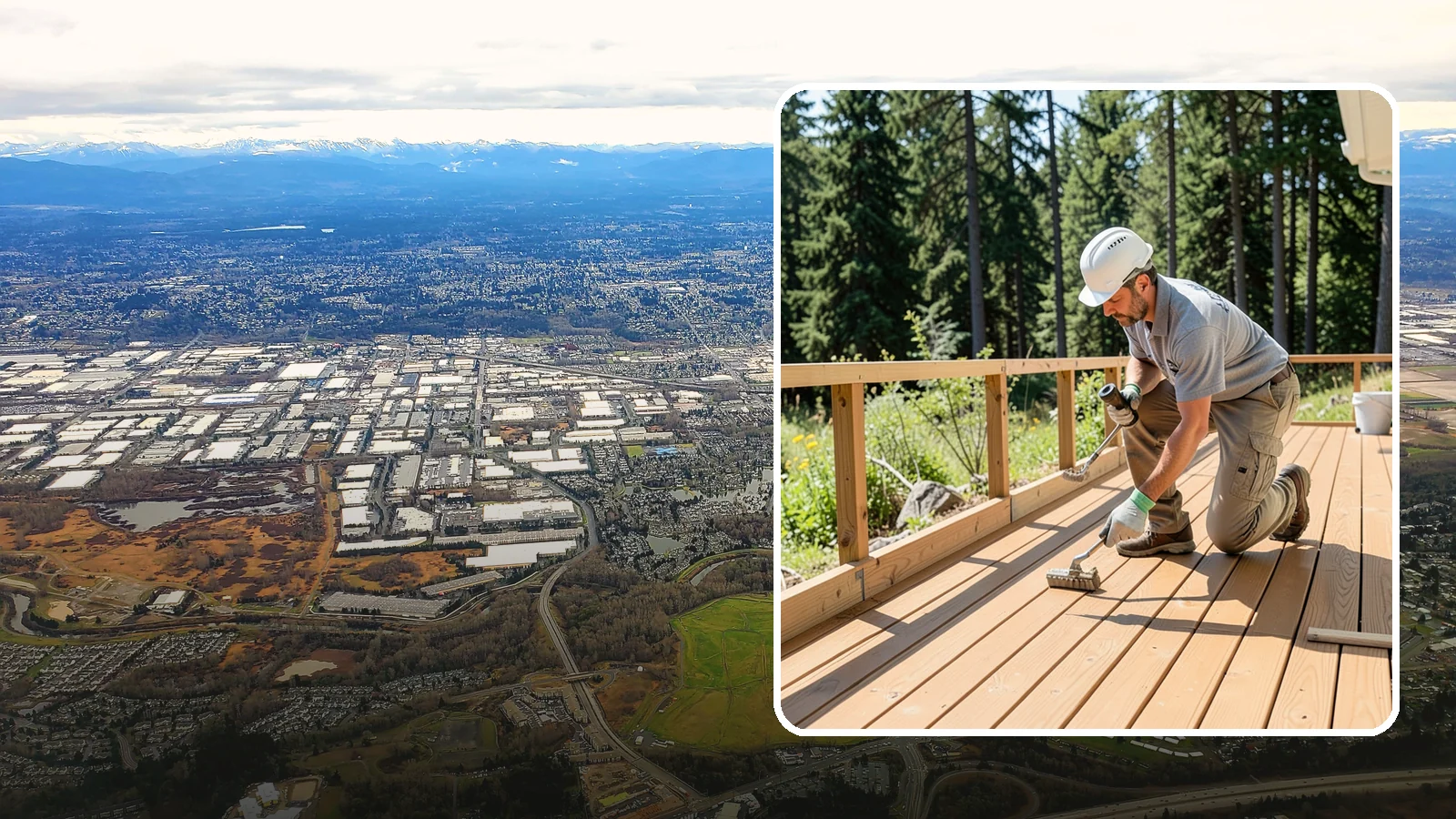 Deck Resurfacing in Kent, King County, WA - Deck resurfacing that installs a fresh walking surface over sound, existing framing to save time and money.