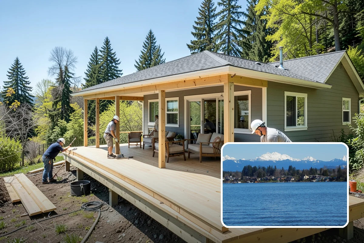 Deck Resurfacing in Lake Stevens, Snohomish County, WA - Costs less than a complete rebuild