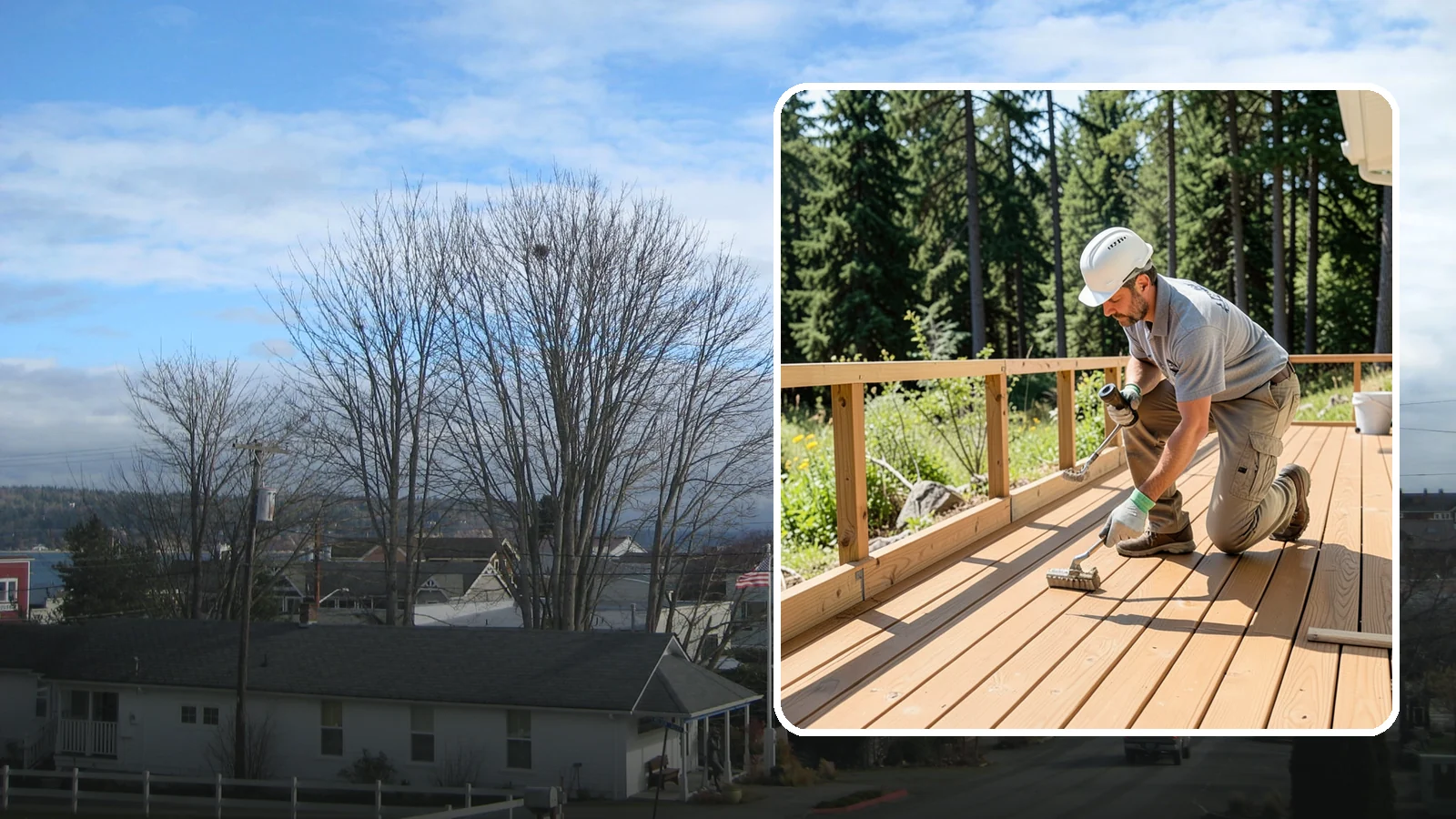 Deck Resurfacing in Langley, Island County, WA - Deck resurfacing that installs a fresh walking surface over sound, existing framing to save time and money.