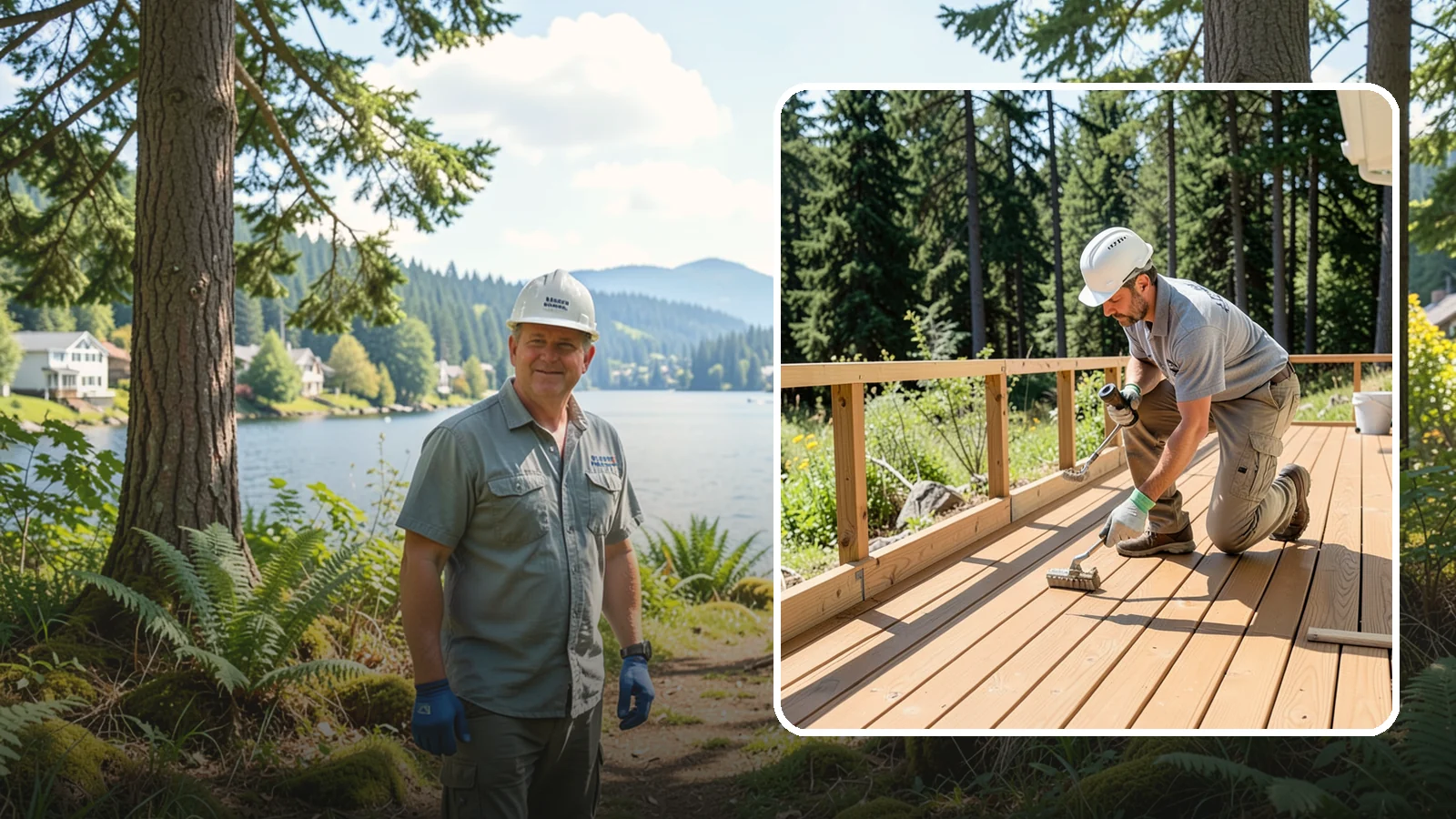 Deck Resurfacing in Milton, King County, WA - Deck resurfacing that installs a fresh walking surface over sound, existing framing to save time and money.