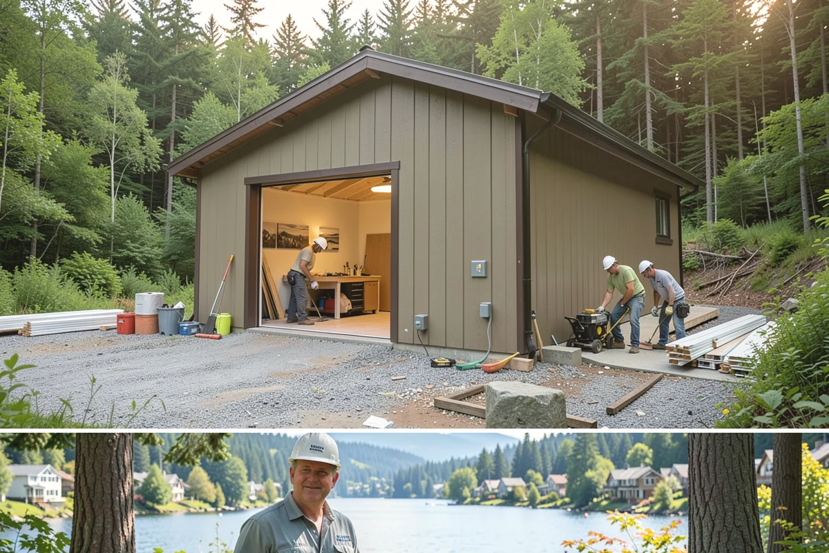 Deck Resurfacing in Milton, King County, WA - Resurfacing goes quickest in dry summer weather when exposed framing won't be soaked between work days.