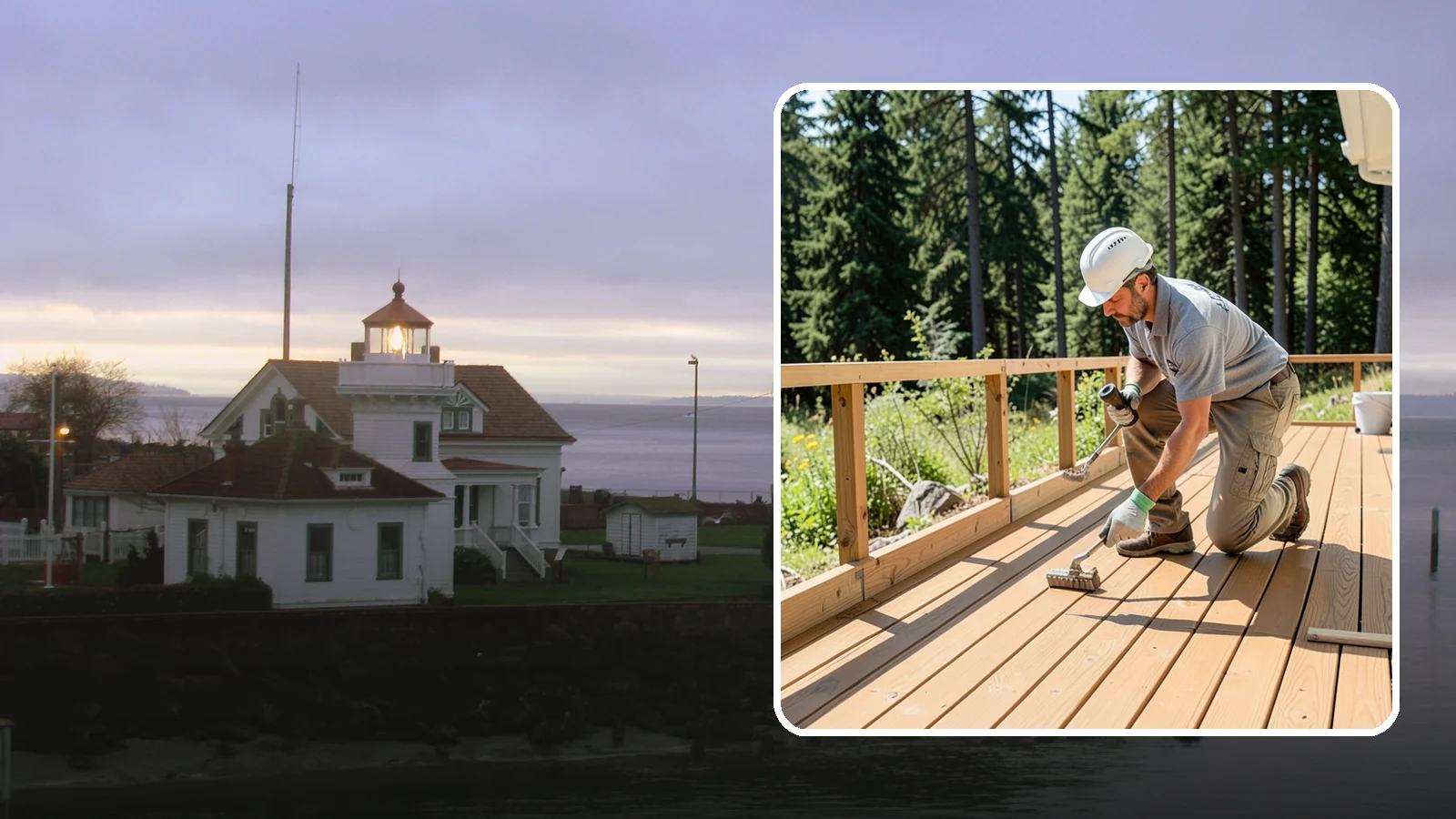 Deck Resurfacing in Mukilteo, Snohomish County, WA - Deck resurfacing that installs a fresh walking surface over sound, existing framing to save time and money.