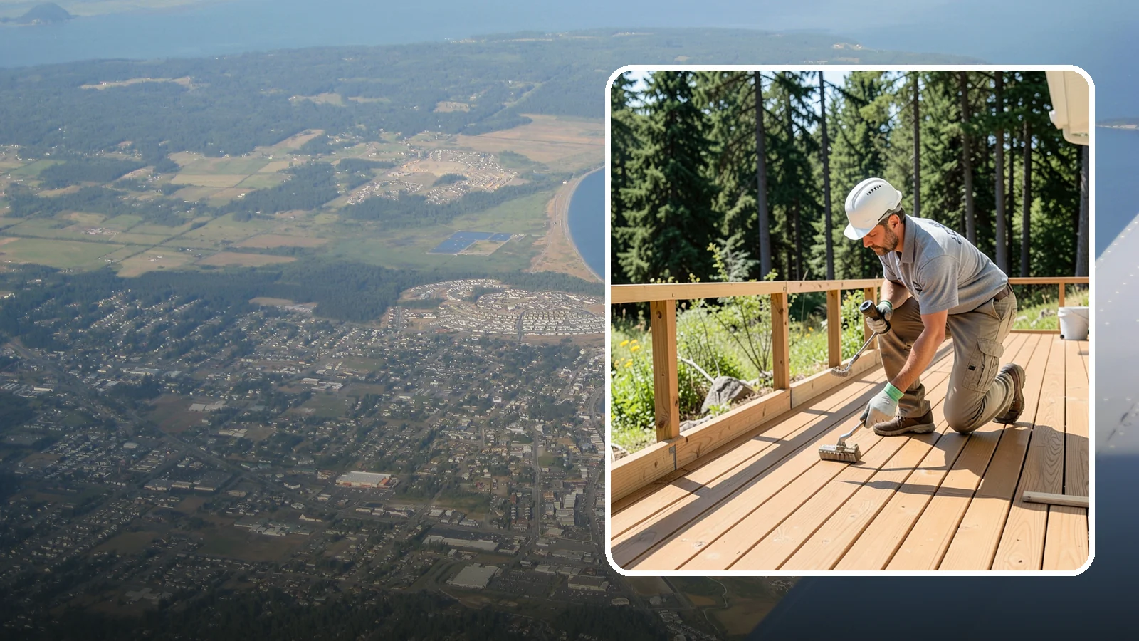 Deck Resurfacing in Oak Harbor, Island County, WA - Deck resurfacing that installs a fresh walking surface over sound, existing framing to save time and money.