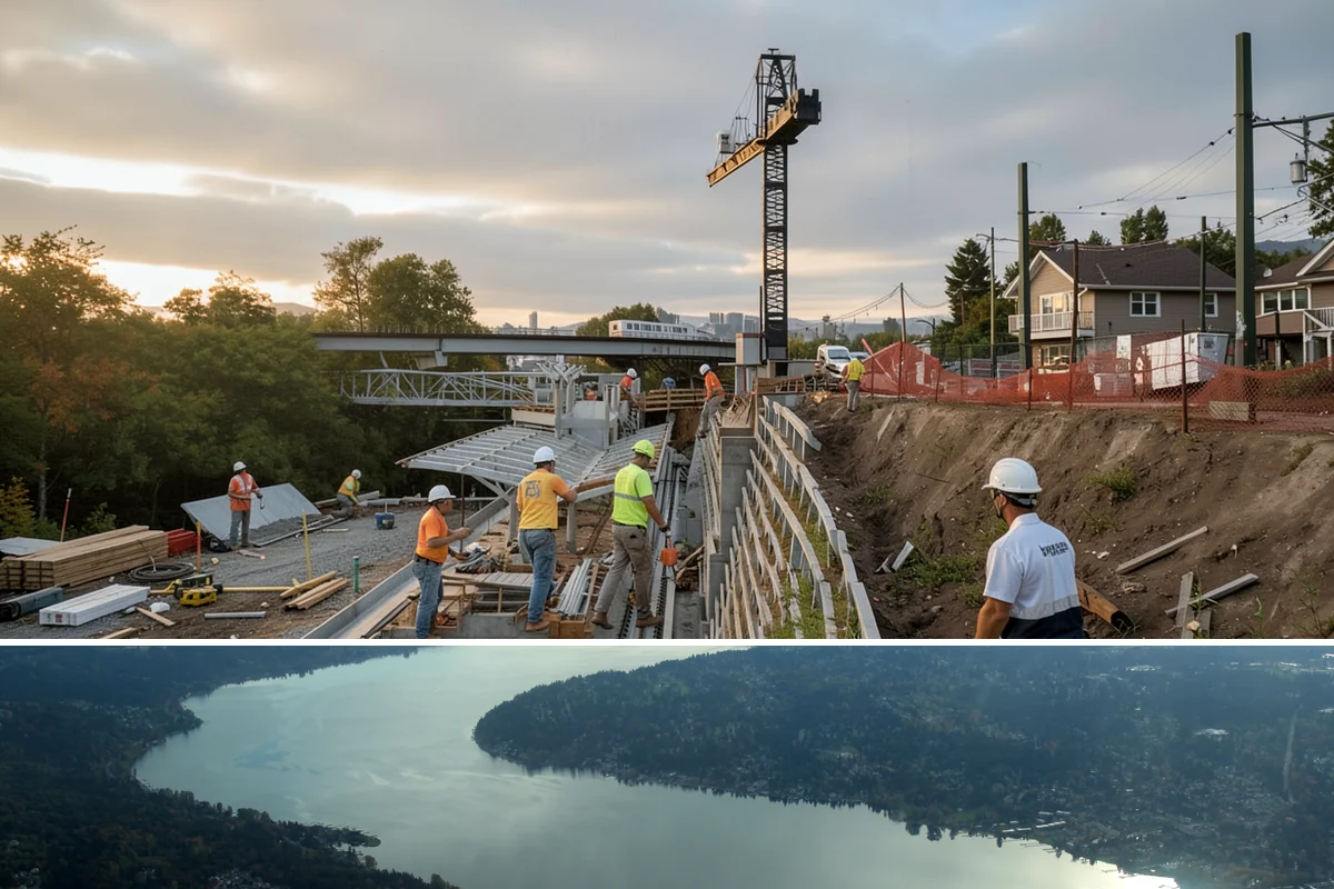 Deck Resurfacing in Sammamish, King County, WA - Resurfacing goes quickest in dry summer weather when exposed framing won't be soaked between work days.